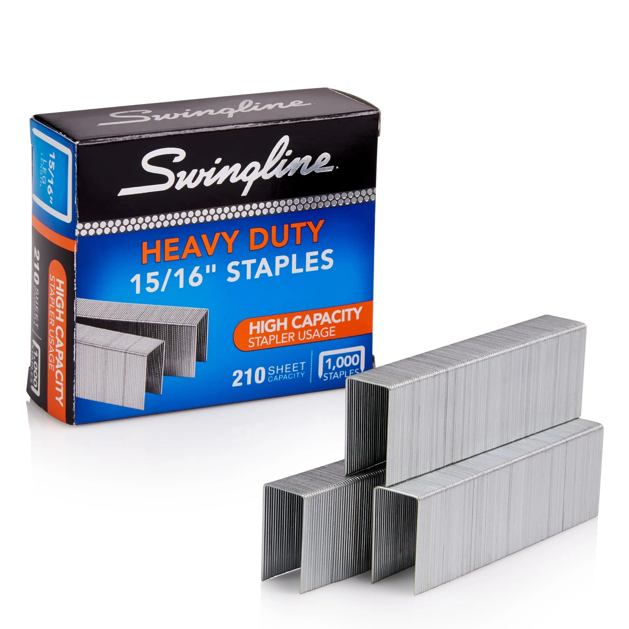 Rexel Heavy Duty Staples 15/16" (210 Sheet) | Sharp Chisel Points for Fewer Jams — 15/16" (210 Sheet)