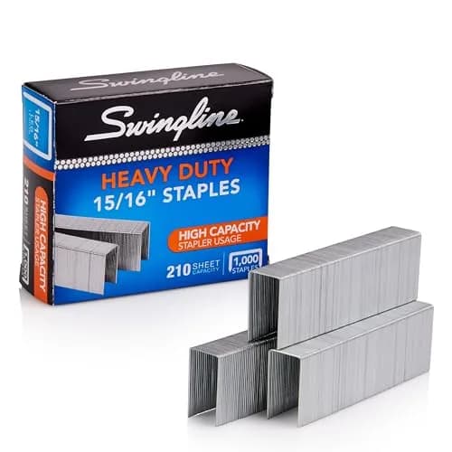 Rexel Heavy Duty Staples 15/16" (210 Sheet) | Sharp Chisel Points for Fewer Jams thumbnail 1