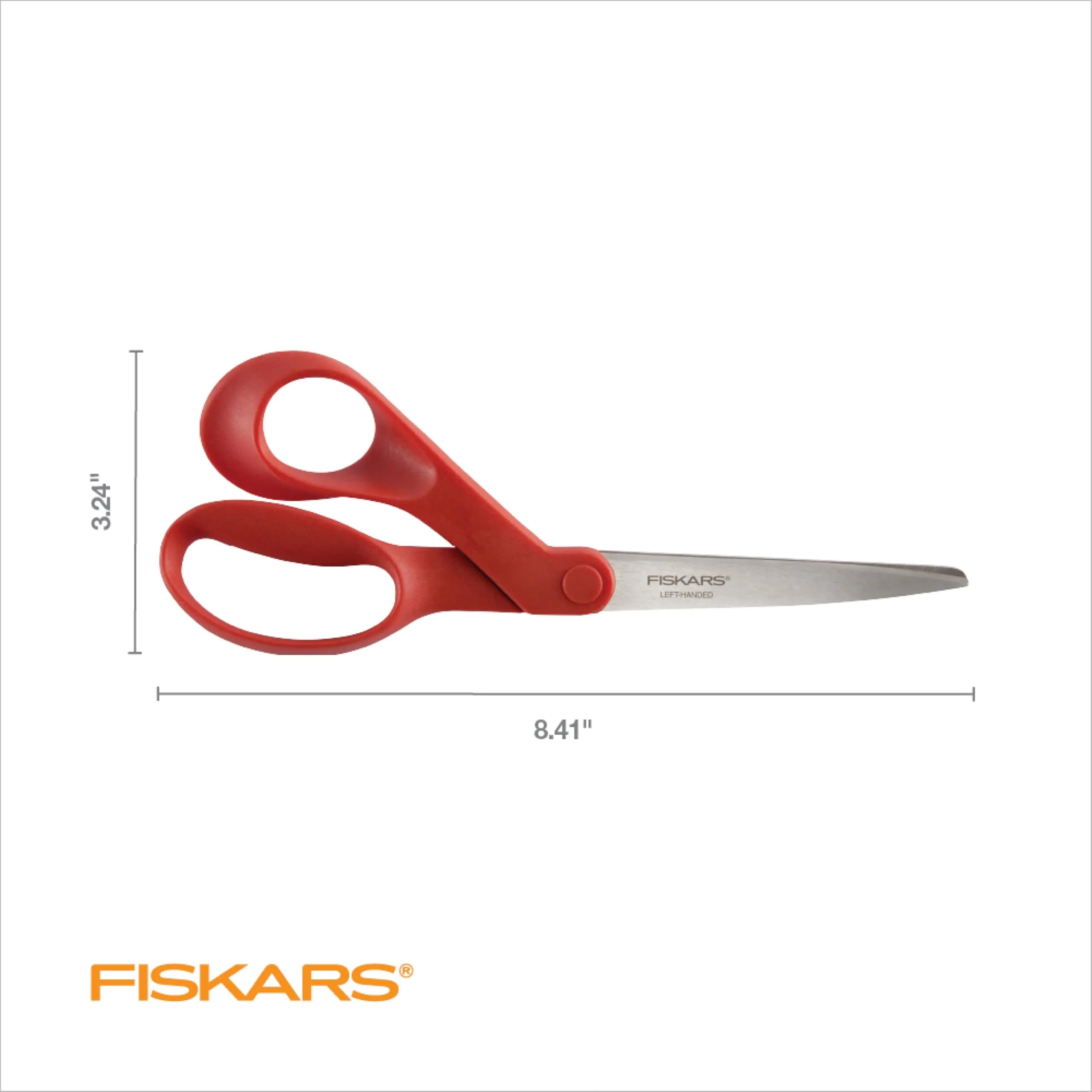 Fiskars Left-Handed Scissors, 20 cm (8") Precision Crafting Shears | Stainless Steel Blades for Fabric, Paper, and Crafts - view 6