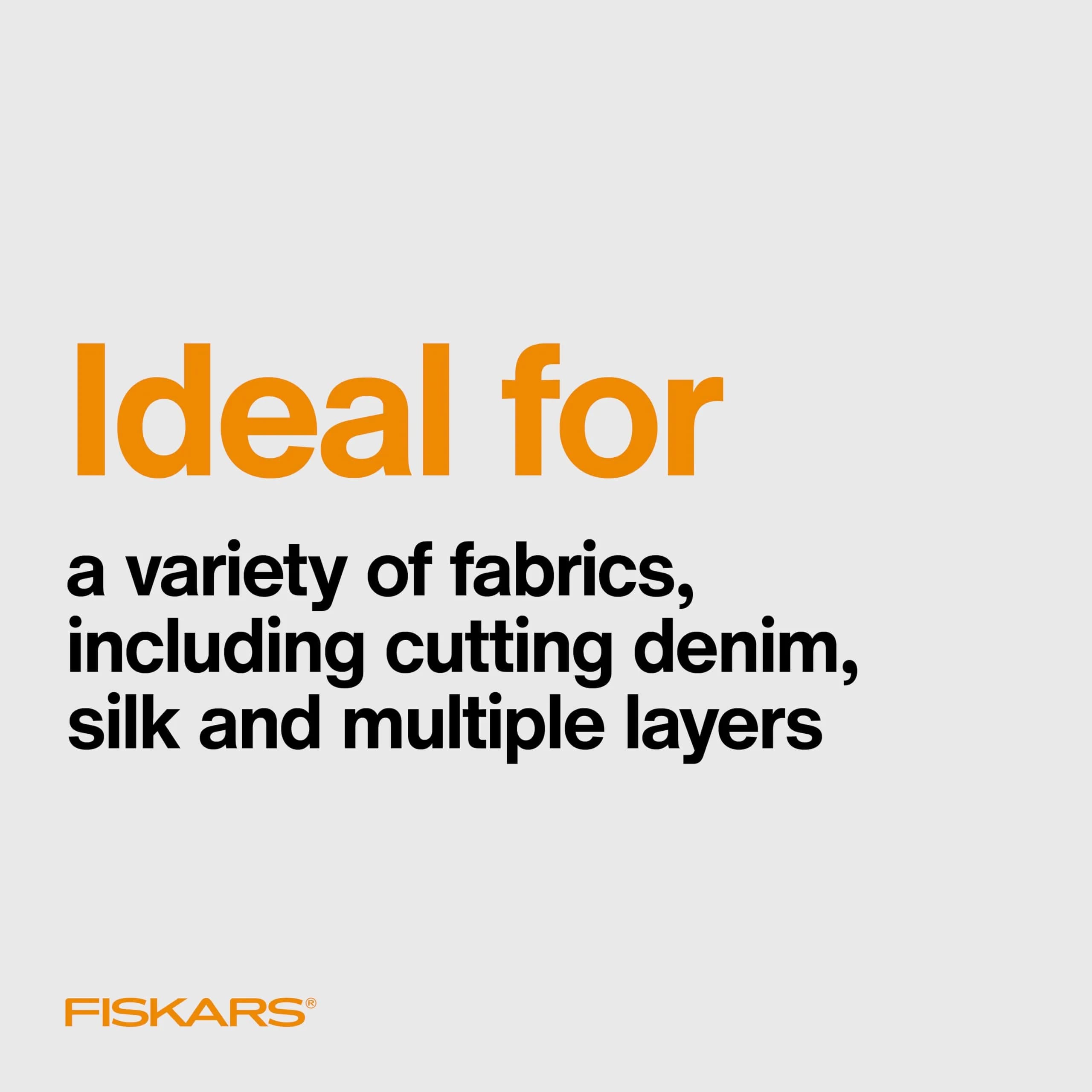 Fiskars Left-Handed Scissors, 20 cm (8") Precision Crafting Shears | Stainless Steel Blades for Fabric, Paper, and Crafts - view 7