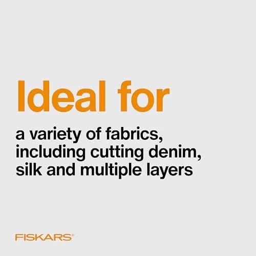 Fiskars Left-Handed Scissors, 20 cm (8") Precision Crafting Shears | Stainless Steel Blades for Fabric, Paper, and Crafts thumbnail 7