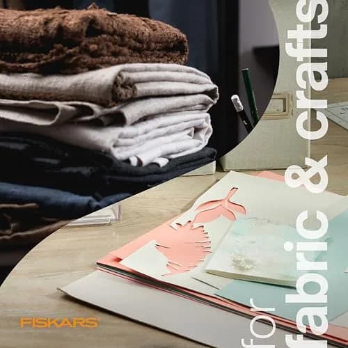 Fiskars 8" Original Orange-Handled Stainless Steel Scissors | 20.32 cm (8 Inch) All-Purpose Paper and Fabric Scissors thumbnail 7
