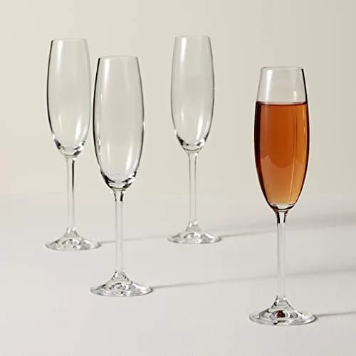 Lenox Tuscany Classics 4pc Toasting Flute Set, 7 oz, Clear | Elegant European Crystal for Celebrations thumbnail 4