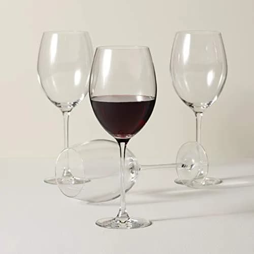 Lenox Tuscany Classics Bordeaux Glass Set, 4-piece, 26.5oz | Elegant European Crystal for Bordeaux Wines thumbnail 4