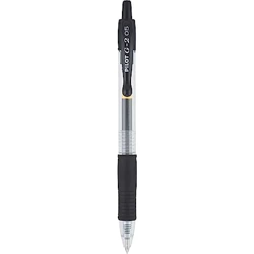 PILOT G2 Premium Gel Roller Pens, Extra Fine Point 0.5 mm, Black Ink, Pack of 12 | Smooth Writing for Students & Office thumbnail 3