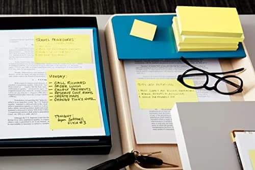 Post-it Notes 1 3/8 x 1 7/8 in | Canary Yellow, 12 Pads, 100 Sheets Each, Original USA Office Supplies thumbnail 4