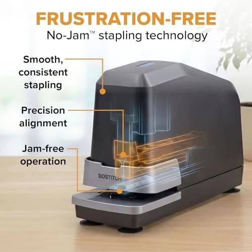 Bostitch Office Impulse Heavy Duty Electric Stapler Value Pack 2.5 lb (1.13 kg) | Staples up to 45 Sheets thumbnail 3