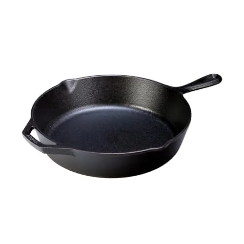 Lodge Seasoned Cast Iron Skillet 12 Inches (30 cm) | Naturally Non-Stick & Oven Safe thumbnail 4