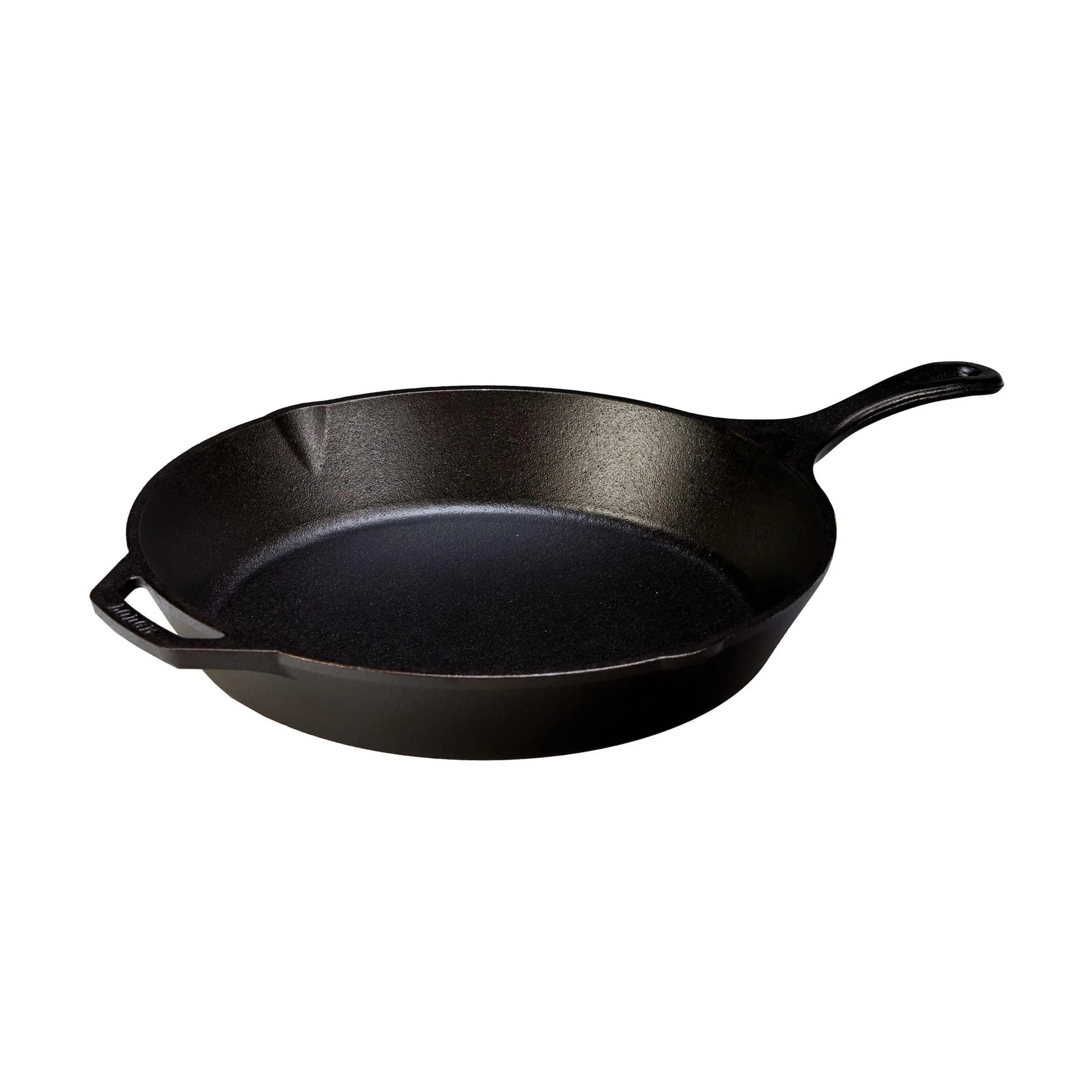 Lodge Seasoned Cast Iron Skillet 13.25 Inches (33.65 cm) | Heavy-Duty, Non-Stick, Oven-Safe Cookware - view 3