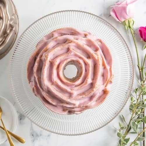 Nordic Ware Rose Cast Aluminum Bundt Pan | 10-Cup Capacity, Even Baking, Nonstick, Made in USA thumbnail 7
