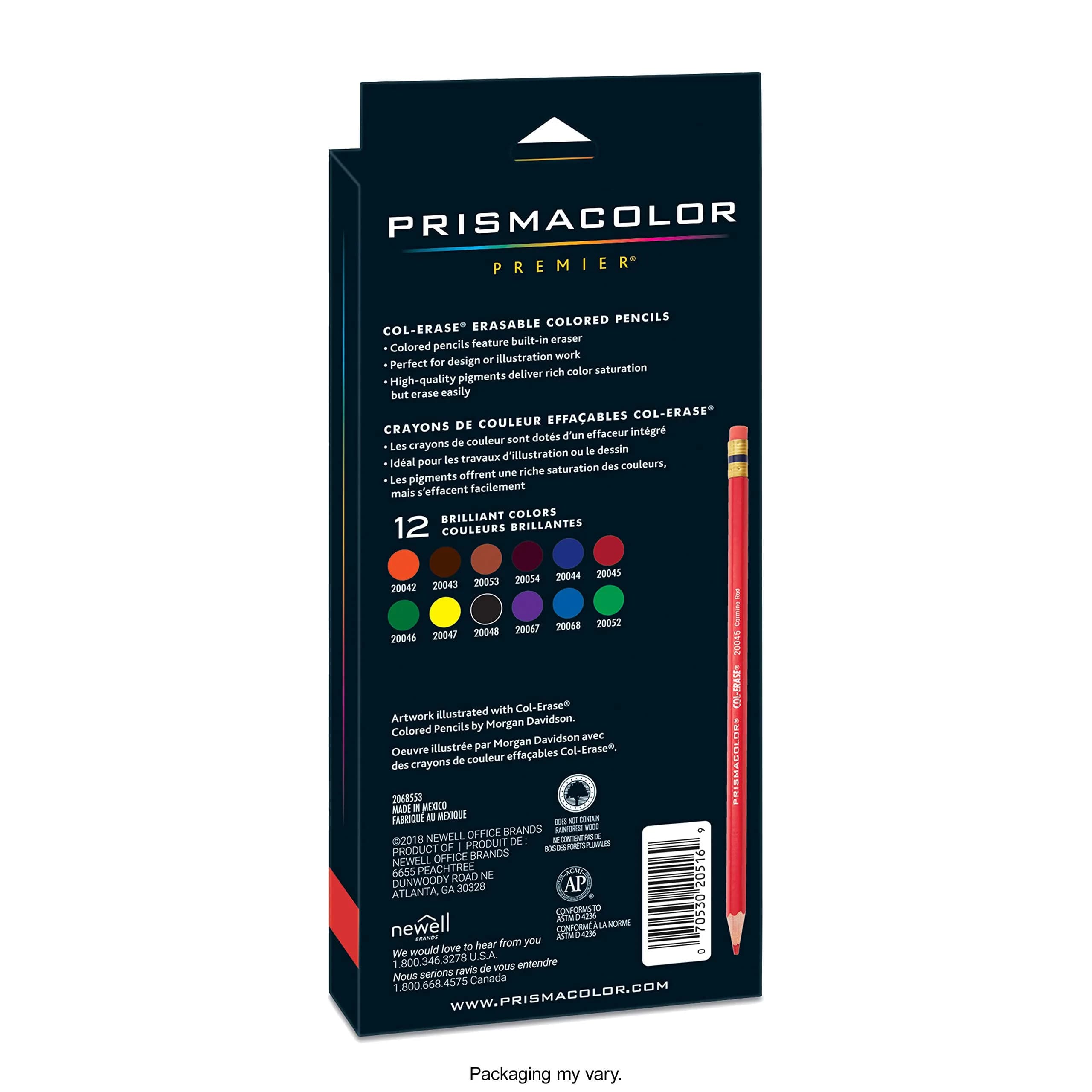 Prismacolor Col-Erase Erasable Colored Pencils, Assorted Colors, 12 Count - view 5