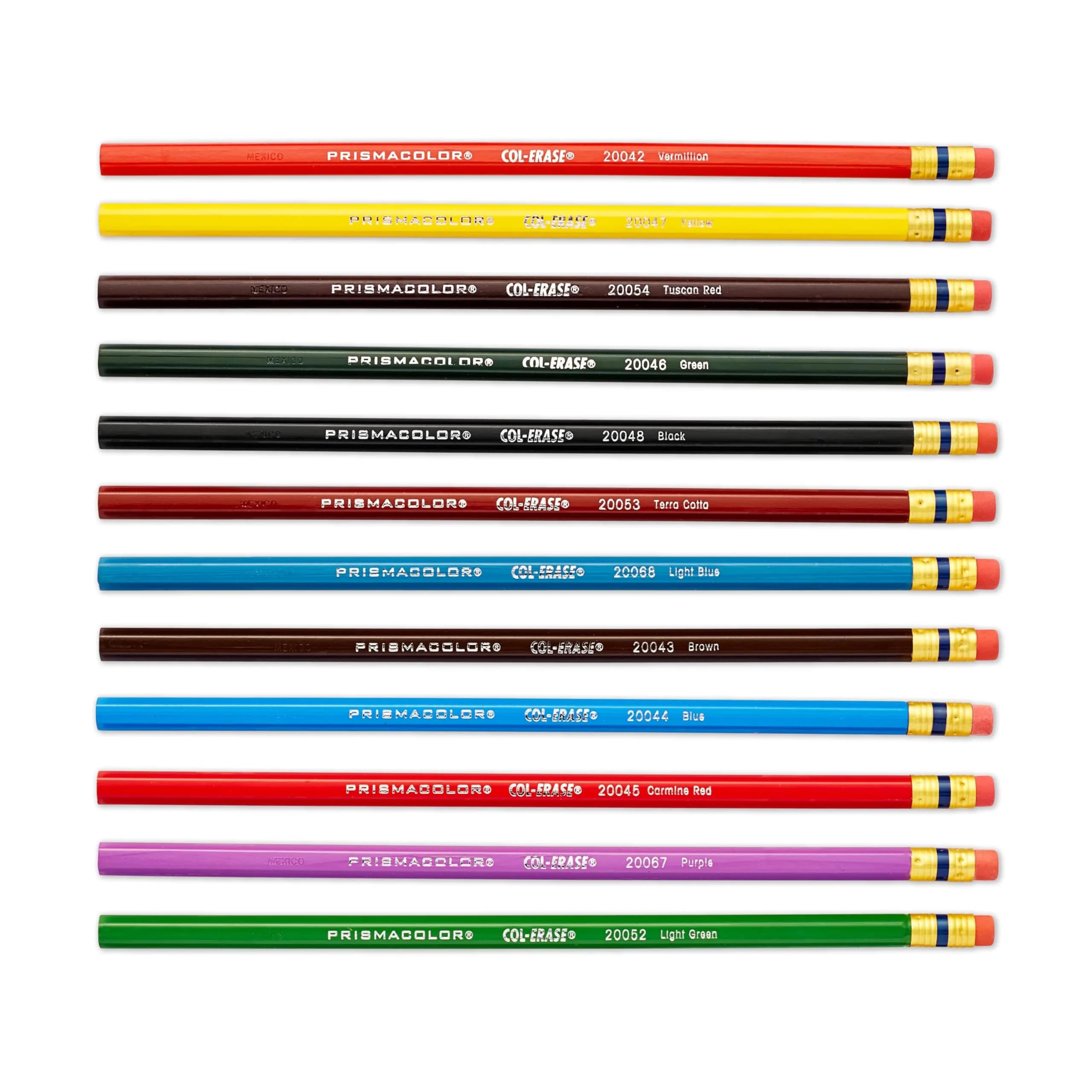 Prismacolor Col-Erase Erasable Colored Pencils, Assorted Colors, 12 Count - view 3