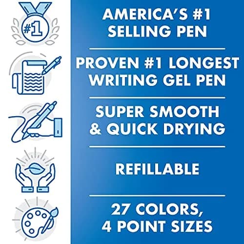 Pilot G2 Gel Ink Refills Extra Fine Point 0.5 mm Black 2 Count | Smooth Ink Flow for Students & Office thumbnail 3