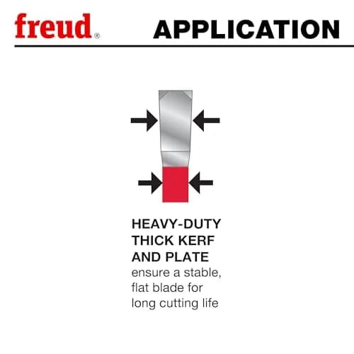 Freud 10-Inch 30 Tooth TCG Glue Line Ripping Saw Blade | Heavy-Duty, Anti-Vibration, Silver Coated (10 inch, 30T) thumbnail 8