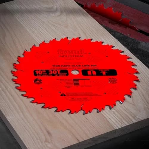 Freud 10-Inch 30 Tooth TCG Glue Line Ripping Saw Blade | Heavy-Duty, Smooth Finish, Long Life thumbnail 9