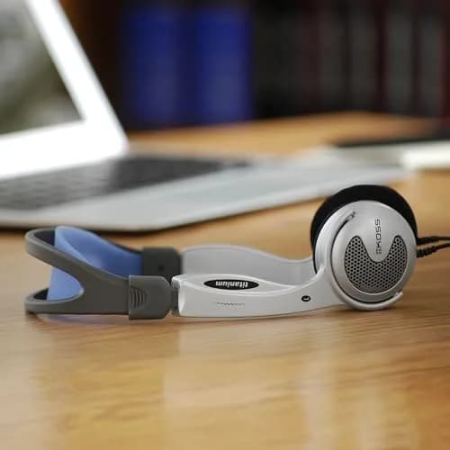 Koss KTXPro1 Titanium On-Ear Headphones, Silver, 60 Ohm | Classic Sound with Inline Volume Control thumbnail 5