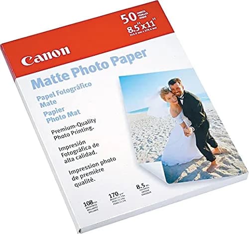Canon Photo Paper Plus Matte 8.5 x 11 Inch (21.6 x 27.9 cm) | 50 Sheets thumbnail 2