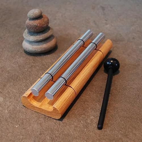 Woodstock Chimes Zenergy Duo Hand Bell Chime 7.5" (19 cm) | Tuned for Meditation & Relaxation thumbnail 4