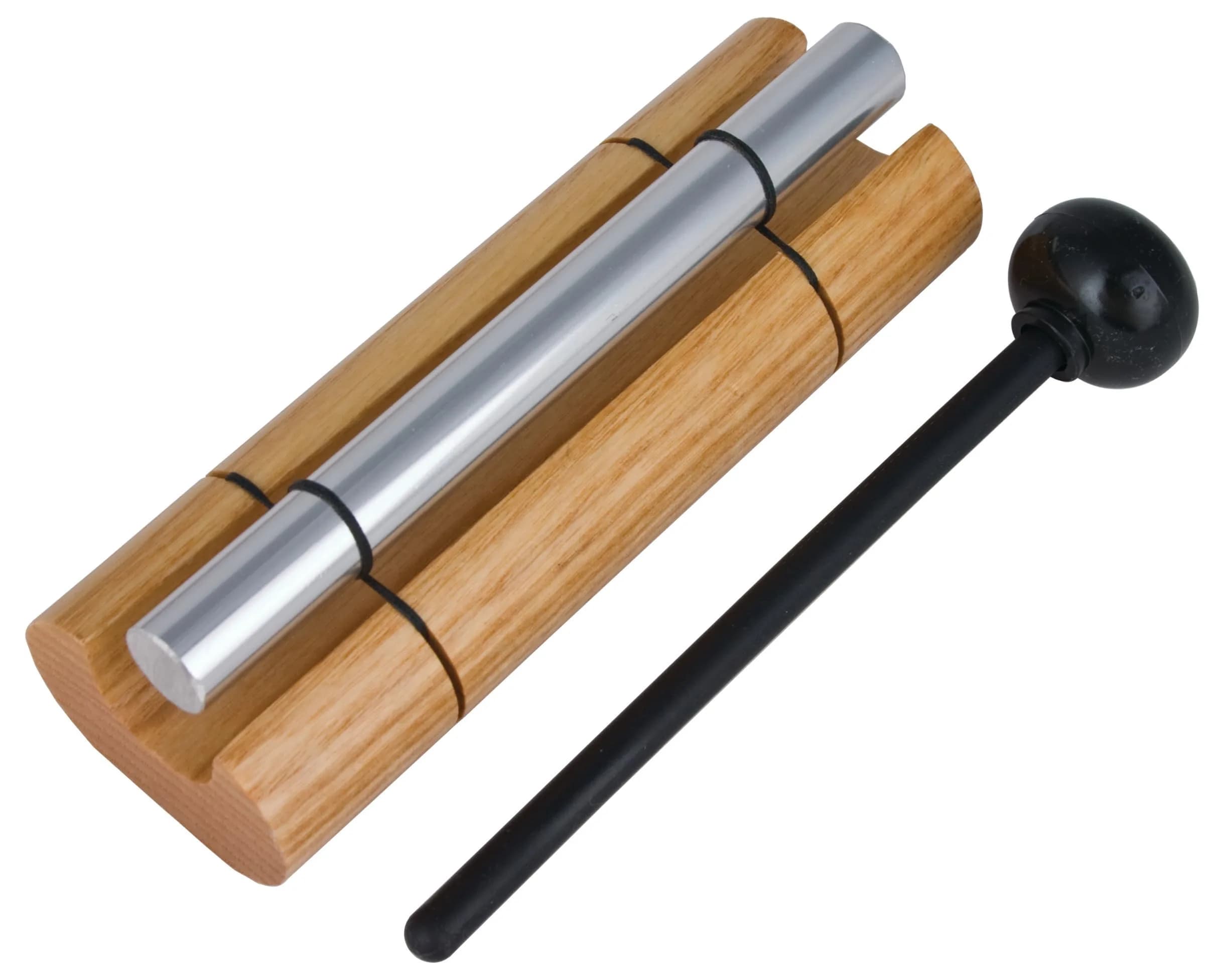 Woodstock Chimes Zenergy Solo Hand Chime, Silver 18 cm (7") | Tuned for Meditation, Yoga, and Mindfulness - main product image