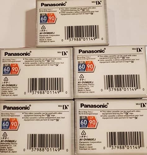 Panasonic MiniDV Tapes 60 Min | High-Quality Digital Recording (70-120 chars) thumbnail 4