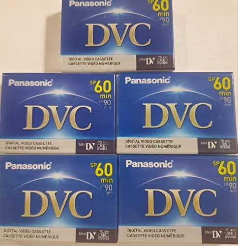 Panasonic MiniDV Tapes 60 Min | High-Quality Digital Recording (70-120 chars) thumbnail 3