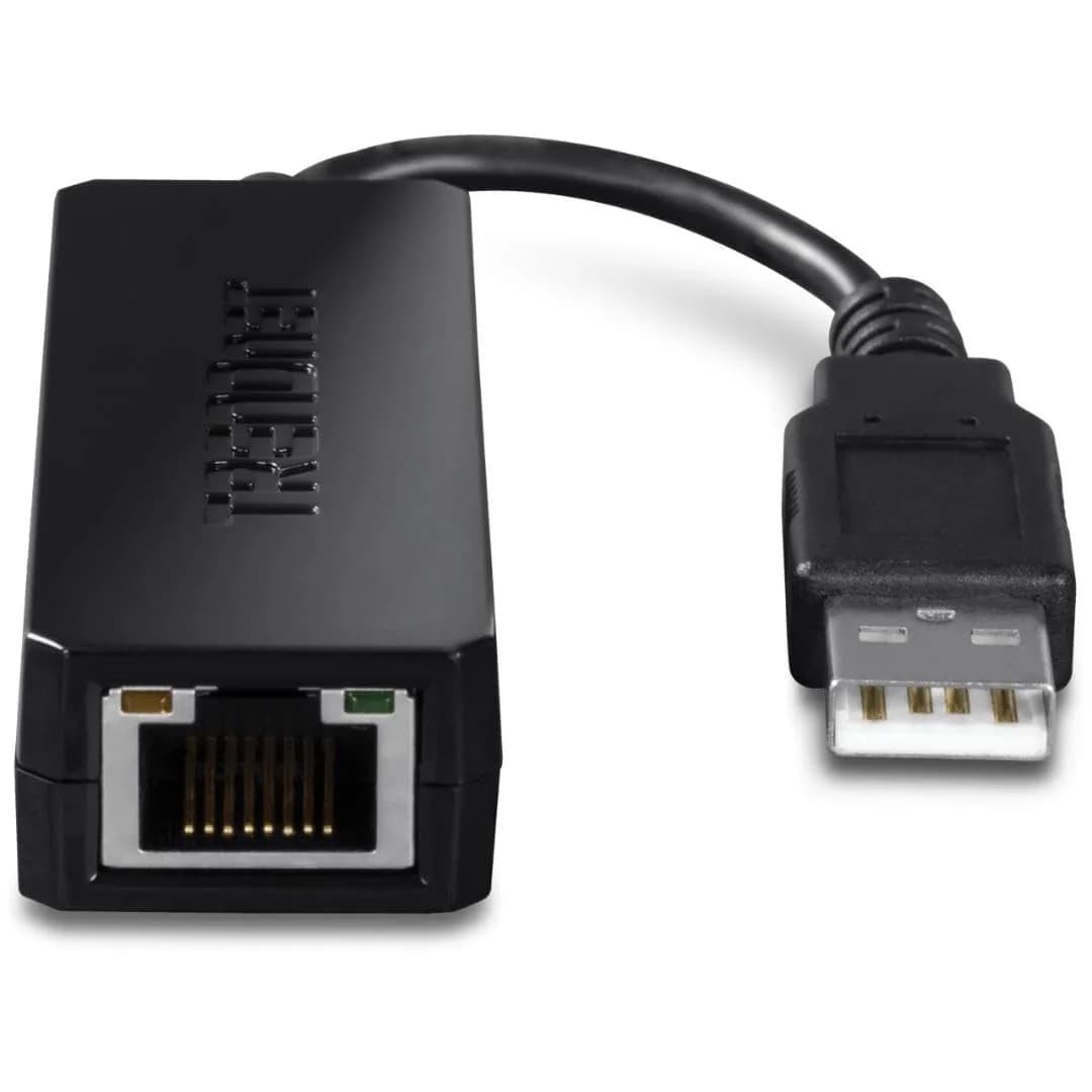 TRENDnet USB 2.0 to Fast Ethernet Adapter TU2-ET100 | 10/100 Mbps Network Interface, Compatible with Windows & Mac — USB 2.0