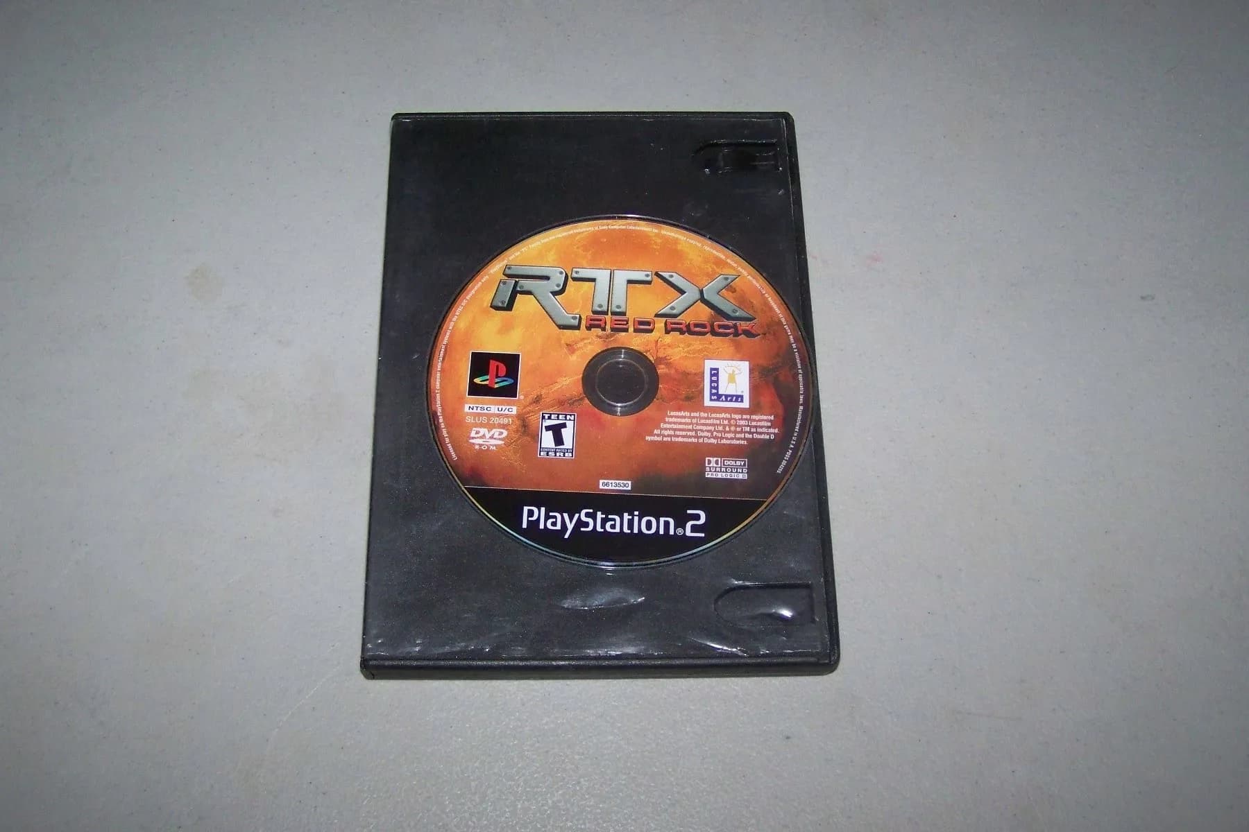 LucasArts RTX Red Rock - PlayStation 2 | Action / Adventure Game with Martian Warfare