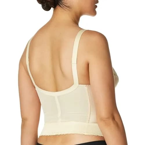 Carnival Women's Front Closure Longline Champagne 36D | Supportive, Comfortable & Youthful Fit thumbnail 4