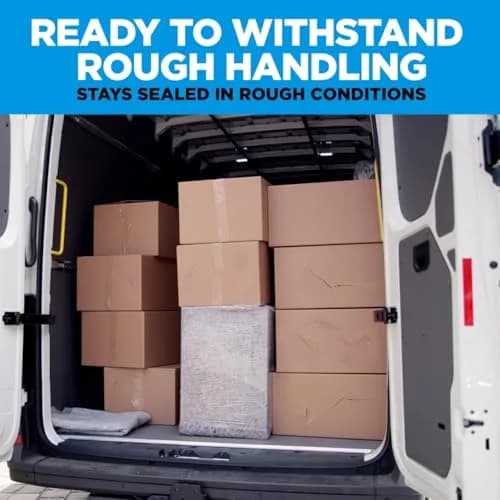 Scotch Heavy Duty Shipping Packing Tape Clear Adhesive Tape 6 Rolls | Industrial Strength Adhesive thumbnail 6