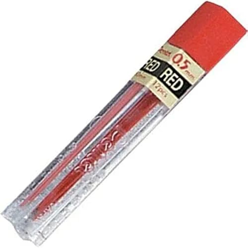Pentel 0.5 mm Red Lead Refills | Fine Point, Refillable Mechanical Pencil Lead, 1 Count thumbnail 2