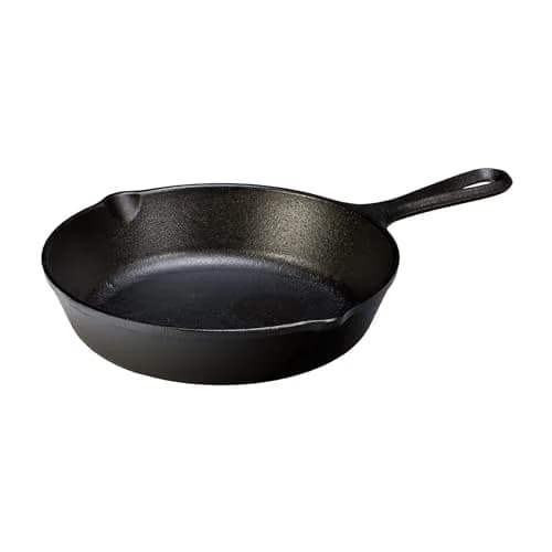 Lodge 8-Inch Cast Iron Skillet | Heavy-Duty, Pre-Seasoned for All Stovetops & Ovens thumbnail 4