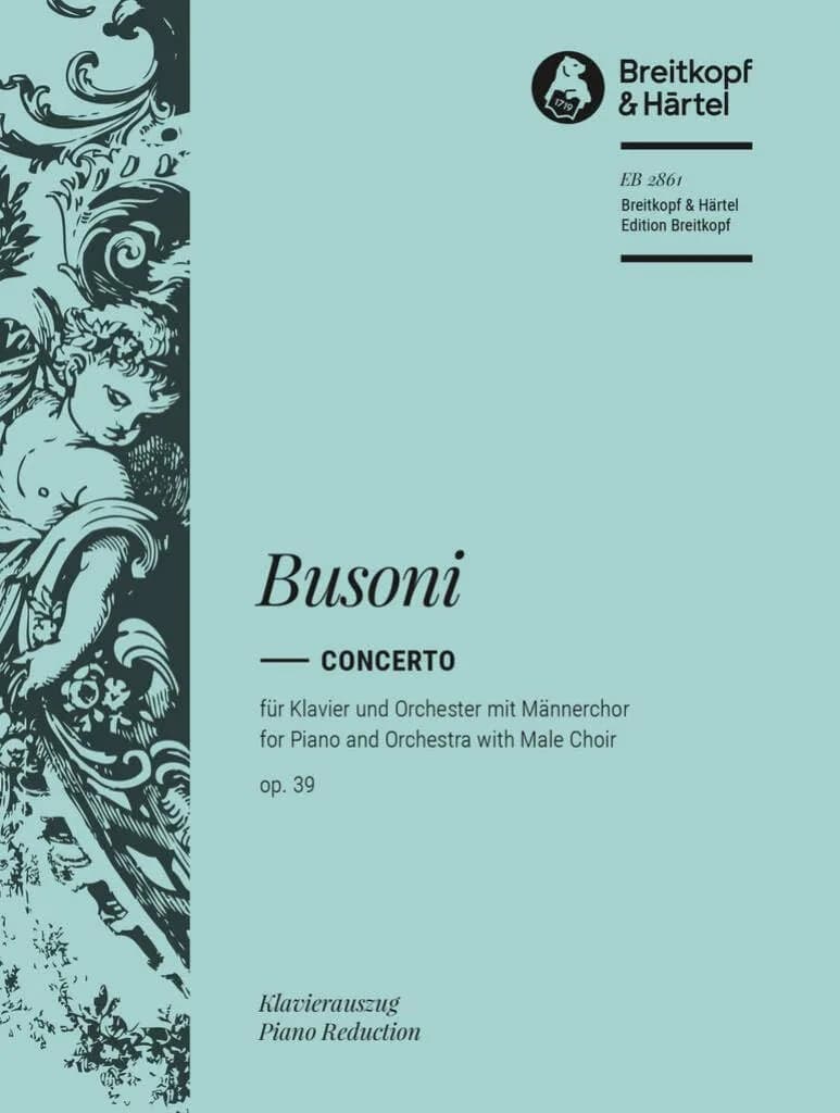 Breitkopf & Härtel Concerto For Piano And Orchestra, Op. 39 | Classical Music Score in German (110 chars)