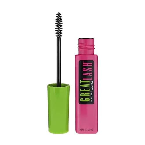 Maybelline Great Lash Washable Mascara Makeup, Volumizing Lash-Doubling Formula That Conditions As It Thickens, Very Black, 12.7ml (0.43 Fl Oz) thumbnail 1