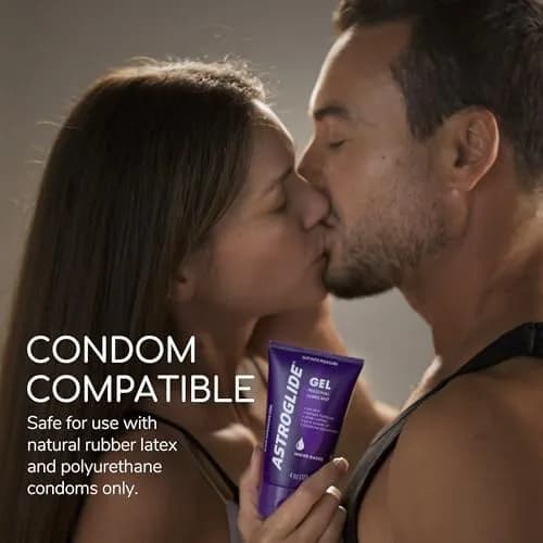 Astroglide Water-Based Gel Personal Lubricant 118ml (4 Fl Oz) | No Drip, Hypoallergenic Formula thumbnail 5