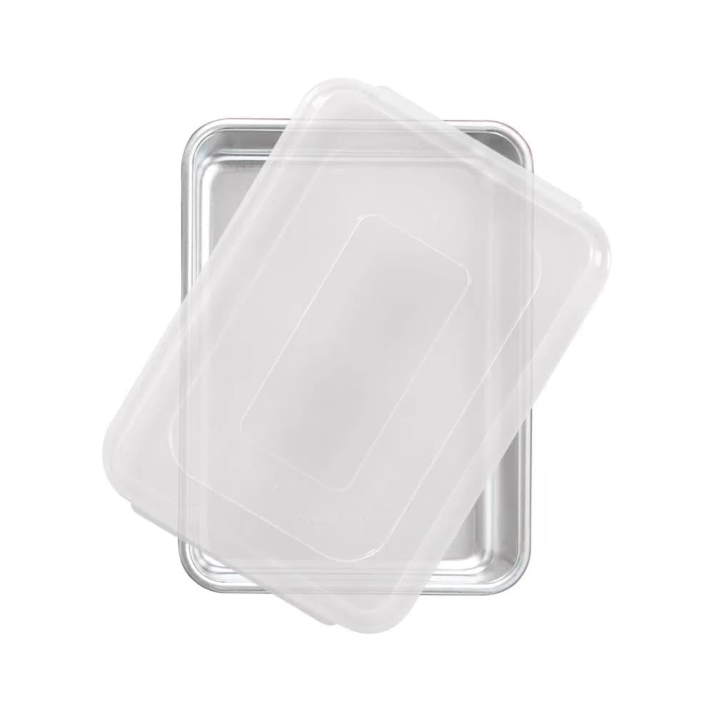Nordic Ware 9 x 13 Aluminum Commercial Cake Pan with Lid | Durable, Even-Baking Aluminum Pan in USA