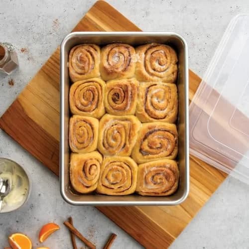 Nordic Ware 9 x 13 Aluminum Commercial Cake Pan with Lid | Durable, Even-Baking Aluminum Pan in USA thumbnail 4