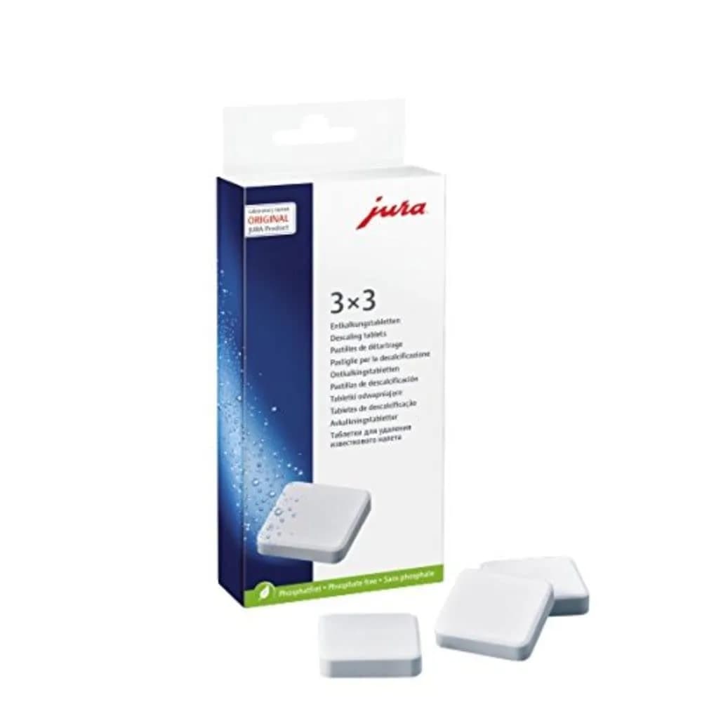 Jura Decalcifying Tablets 9 Count (Pack of 3) | Eliminates Mineral Buildup for Great-Tasting Coffee — White