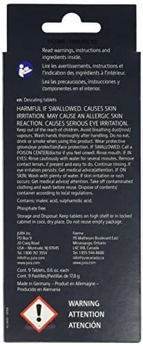 Jura Decalcifying Tablets 9 Count (Pack of 3) | Eliminates Mineral Buildup for Great-Tasting Coffee thumbnail 2