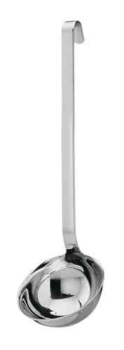 Rösle Stainless Steel Hooked Handle Ladle with Pouring Rim, 70ml | Versatile Liquid Portioning Tool thumbnail 1