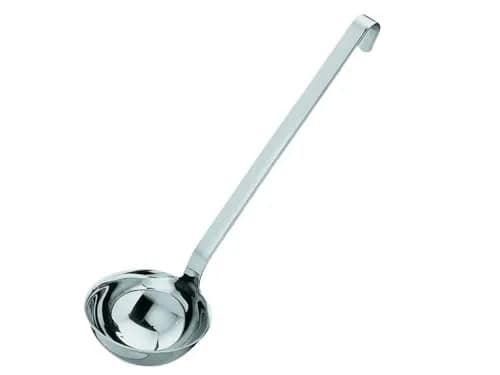 Rösle Stainless Steel Hooked Handle Ladle with Pouring Rim, 70ml | Versatile Liquid Portioning Tool thumbnail 4