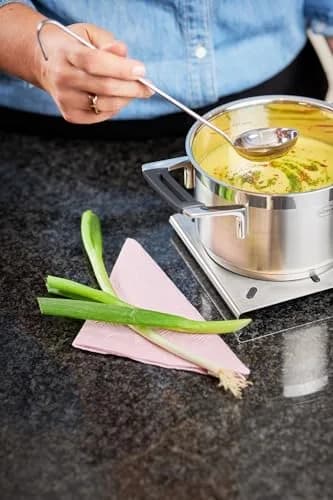 Rösle Stainless Steel Hooked Handle Ladle with Pouring Rim, 70ml | Versatile Liquid Portioning Tool thumbnail 6