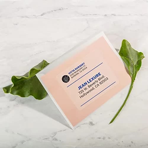 Avery Printable Shipping Labels with Sure Feed 2" x 4" | Matte Clear Customizable Stickers for Mailing & Shipping thumbnail 2