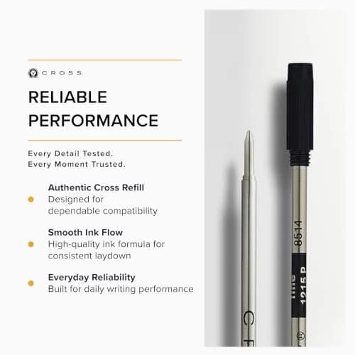 Cross Black Fine Point Ballpoint Pen Refill Set | Writes 2.1 Miles thumbnail 5
