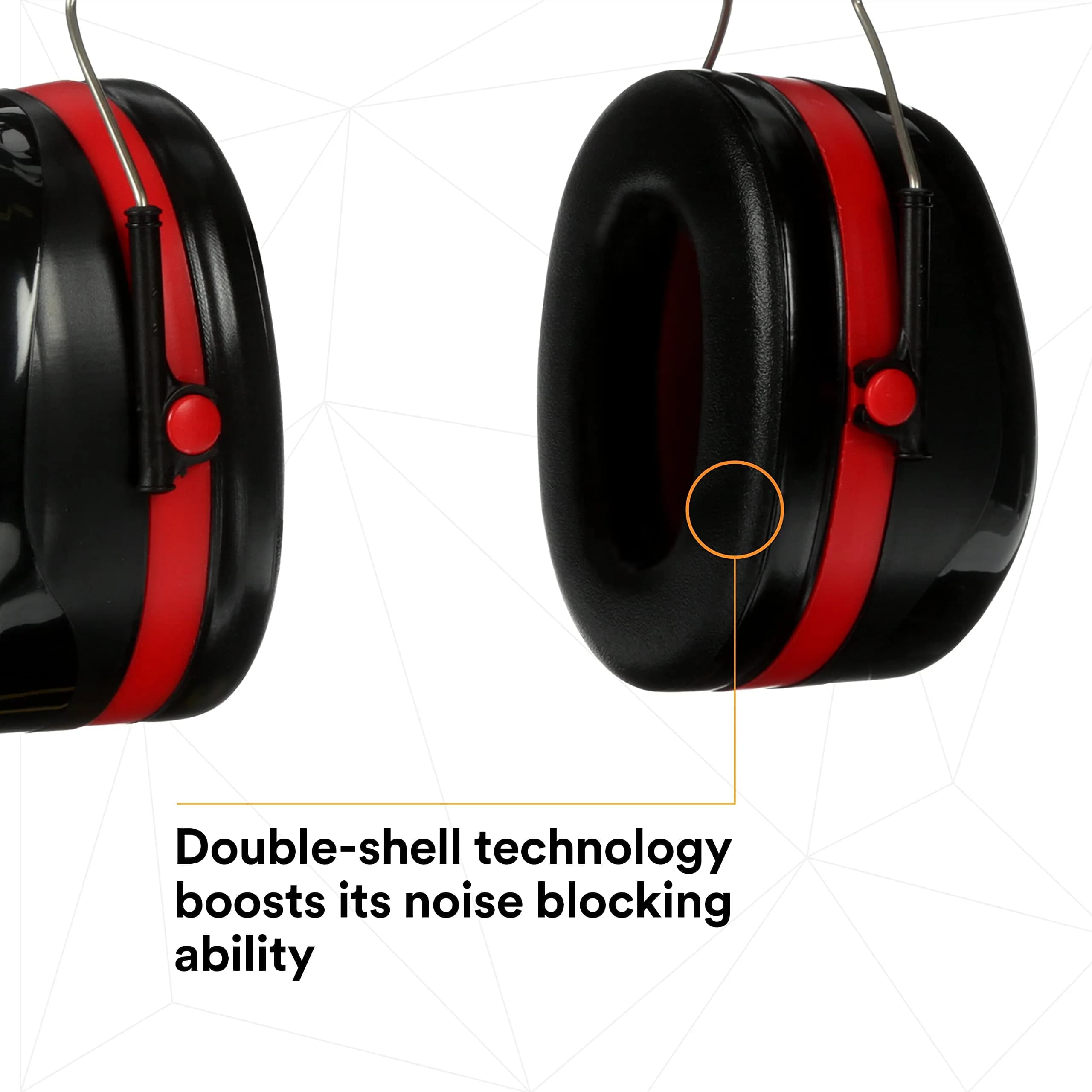 3M Peltor Optime 105 Over-the-Head Earmuffs | NRR 30 dB Hearing Protection - view 4