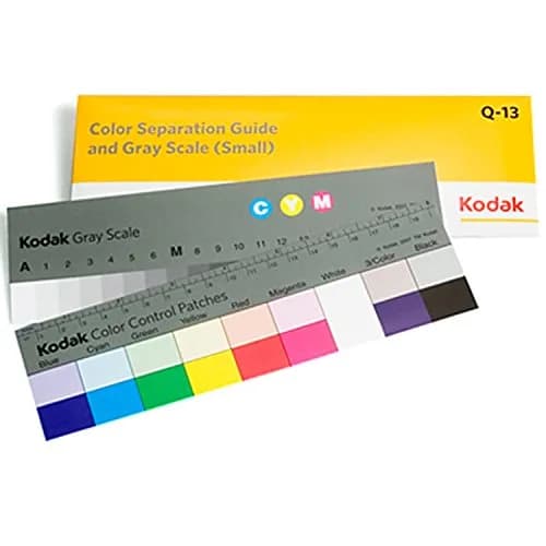 Kodak Color Separation Guide & Grayscale Q-13 8" (203 mm) | Essential for Accurate Color Management thumbnail 1