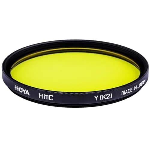 Hoya HMC K2 72mm Lens Filter (Yellow) | Tonal Enhancing Camera Filter for B&W Photography with Slim Aluminum Frame thumbnail 1