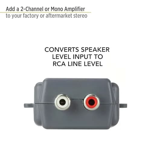Scosche LOC80 Line Output Converter - 2 Channel High/Low RCA Converter Car Audio | Easy Install, Quality Sound thumbnail 3