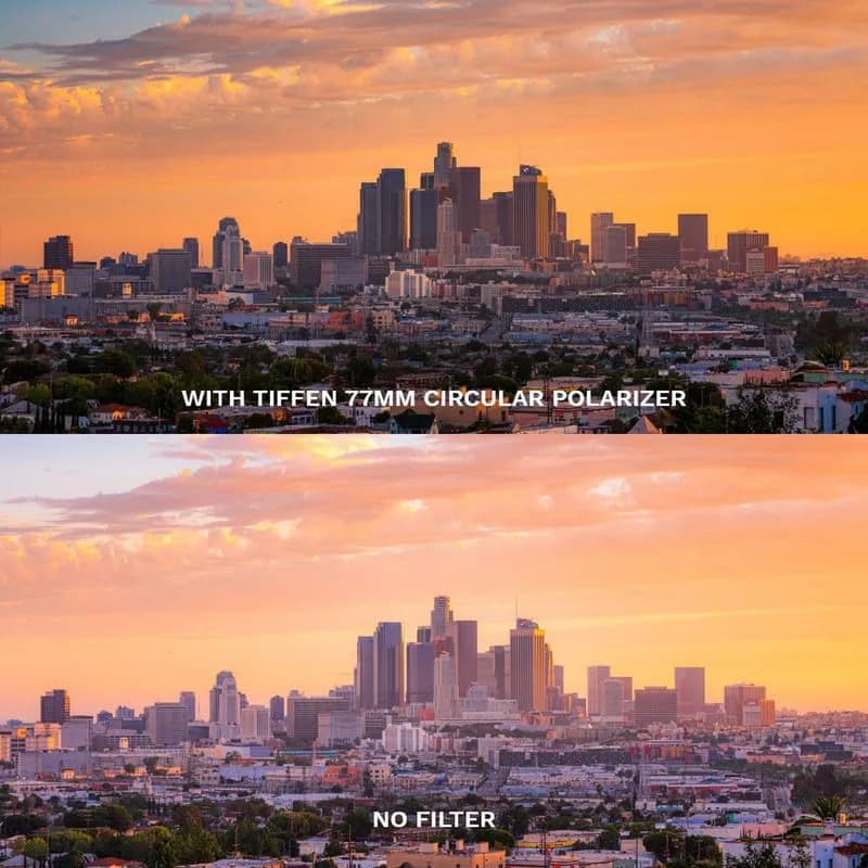 Tiffen 40.5mm Circular Polarizer Filter | Reduces Glare & Reflections - view 5