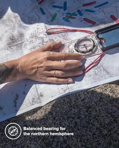 Suunto MC-2 NH USGS Compass | Global Use Mirror Sighting Compass thumbnail 4