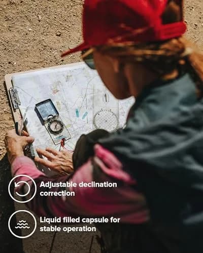 Suunto MC-2 NH USGS Compass | Global Use Mirror Sighting Compass thumbnail 5